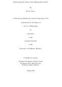 Cover page: Interrogating the Tensor Network Regression Model