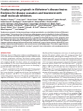 Cover page: <i>Porphyromonas gingivalis</i> in Alzheimer's disease brains: Evidence for disease causation and treatment with small-molecule inhibitors.