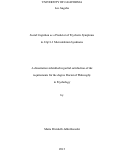 Cover page: Social Cognition as a Predictor of Psychotic Symptoms in 22q11.2 Microdeletion Syndrome