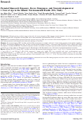 Cover page: Prenatal Mancozeb Exposure, Excess Manganese, and Neurodevelopment at 1 Year of Age in the Infants’ Environmental Health (ISA) Study