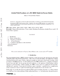 Cover page: Global well-posedness of a 3D MHD model in porous media