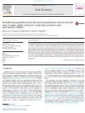 Cover page: Identification/quantification of free and bound phenolic acids in peel and pulp of apples (Malus domestica) using high resolution mass spectrometry (HRMS)