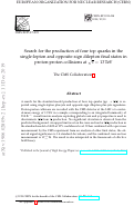 Cover page: Search for the production of four top quarks in the single-lepton and opposite-sign dilepton final states in proton-proton collisions at s = 13 TeV