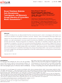 Cover page: Breast Fibroblasts Modulate Early Dissemination, Tumorigenesis, and Metastasis through Alteration of Extracellular Matrix Characteristics