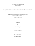 Cover page: Computational Time and Space Tradeoffs in Geo Knowledge Graphs