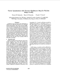 Cover page: Vector quantization with zerotree significance map for wavelet image coding