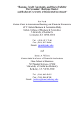 Cover page: Housing, Credit Constraints, and Macro Stability: The Secondary Mortgage Market and Reduced Cyclicality of Residential Investment