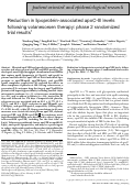 Cover page: Reduction in lipoprotein-associated apoC-III levels following volanesorsen therapy: phase 2 randomized trial results.