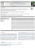 Cover page: Comparative effectiveness of technical and regulatory innovations to reduce the burden of electronic waste