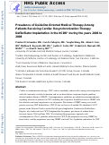 Cover page: Prevalence of Guideline-Directed Medical Therapy Among Patients Receiving Cardiac Resynchronization Therapy Defibrillator Implantation in the National Cardiovascular Data Registry During the Years 2006 to 2008