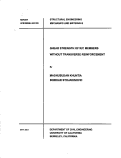 Cover page: Shear strength of R/C members without transverse reinforcement