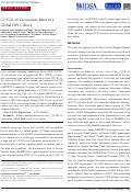 Cover page: COVID-19 Vaccination Rates in a Global HIV Cohort