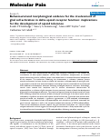 Cover page: Behavioural and Morphological Evidence for the Involvement of Glial Cell Activation in Delta Opioid Receptor Function: Implications for the Development of Opioid Tolerance