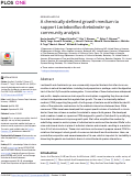 Cover page: A chemically-defined growth medium to support Lactobacillus-Acetobacter sp. community analysis