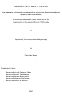 Cover page: State estimation with imperfect communications: escape time formulation and exact quantized-innovations filtering