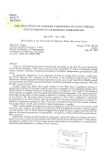 Cover page: The Influence of Climate Variations on Long Period Fluctuations in California Streamflow: July 1988 - June 1990