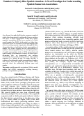Cover page: Numbers Uniquely Bias Spatial Attention: A Novel Paradigm for UnderstandingSpatial-Numerical Associations