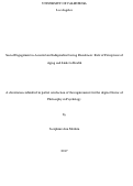 Cover page: Social Engagement in Assisted and Independent Living Residences: Role of Perceptions of Aging and Links to Health