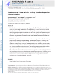 Cover page: Spatiotemporal characteristics of sleep spindles depend on cortical location