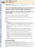 Cover page: Enhanced port-wine stain lightening achieved with combined treatment of selective photothermolysis and imiquimod