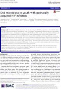 Cover page: Oral microbiota in youth with perinatally acquired HIV infection.