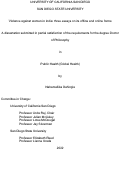 Cover page: Violence against women in India: three essays on its offline and online forms