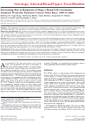 Cover page: Decreasing Size at Diagnosis of Stage 1 Renal Cell Carcinoma: Analysis From the National Cancer Data Base, 1993 to 2004