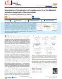 Cover page: Regioselective Halogenation of Lavanducyanin by a Site-Selective Vanadium-Dependent Chloroperoxidase.