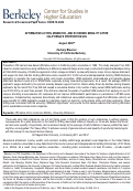 Cover page: Affirmative Action, Mismatch, and Economic Mobility After California’s Proposition 209