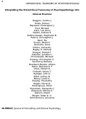 Cover page: Integrating the Hierarchical Taxonomy of Psychopathology (HiTOP) Into Clinical Practice