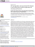 Cover page: A20 upregulation during treated HIV disease is associated with intestinal epithelial cell recovery and function