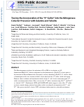 Cover page: Tracing the incorporation of the “ninth sulfur” into the nitrogenase cofactor precursor with selenite and tellurite