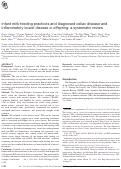 Cover page: Infant milk-feeding practices and diagnosed celiac disease and inflammatory bowel disease in offspring: a systematic review.