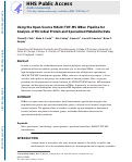 Cover page: Using the Open-Source MALDI TOF-MS IDBac Pipeline for Analysis of Microbial Protein and Specialized Metabolite Data.