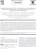 Cover page: Synergistic antinociceptive effects of anandamide, an endocannabinoid, and nonsteroidal anti-inflammatory drugs in peripheral tissue: A role for endogenous fatty-acid ethanolamides?