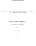 Cover page: Bayesian Hierarchical Models for Multivariate Regionally Aggregated Data using Directed Acyclic Graph Auto-Regressive (DAGAR) models