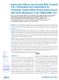 Cover page: Intracranial Efficacy and Survival With Tucatinib Plus Trastuzumab and Capecitabine for Previously Treated HER2-Positive Breast Cancer With Brain Metastases in the HER2CLIMB Trial