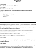 Cover page: Eccrine chromhidrosis secondary to hyperbilirubinemia