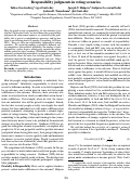 Cover page: Responsibility judgments in voting scenarios