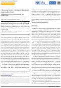 Cover page: Choosing Wisely Overnight? Residents’ Approach to FeverResident Approach to Fever