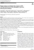 Cover page: Relapse patterns and radiation dose exposure in IDH wild-type glioblastoma at first radiographic recurrence following chemoradiation