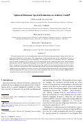 Cover page: Spherical Harmonic Spectral Estimation on Arbitrary Grids