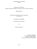 Cover page: Engaging the Disenfranchised: Indigenous Peoples and Equitable Environmental, Cultural, and Land-use Planning