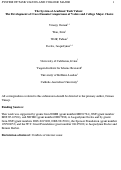 Cover page: The System of Academic Task Values: The Development of Cross-Domain Comparisons of Values and College Major Choice