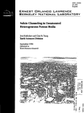 Cover page: Solute Channeling in Unsaturated Heterogeneous Porous Media