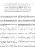 Cover page: Correlation between exchange bias and pinned interfacial spins