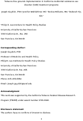 Cover page: Tobacco-free grounds implementation in California residential substance use disorder (SUD) treatment programs