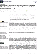 Cover page: Phylogenomic Placement of American Southwest-Associated Clinical and Veterinary Isolates Expands Evidence for Distinct Cryptococcus gattii VGVI