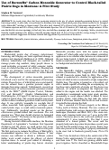 Cover page: Use of BurrowRx® Carbon Monoxide Generator to Control Black-tailed Prairie Dogs in Montana: A Pilot Study