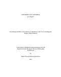 Cover page: Social Responsibilities and Collective Contribution in the Lives of Immigrant-Origin College Students